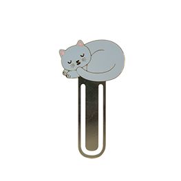 Metal Cat Bookmark